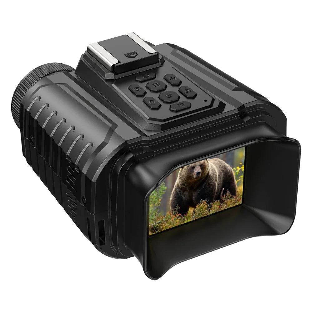 NV109 Outdoor Hunting 2.0 Inch IPS Screen Night Vision Binoculars Dual Lens Video Recording Camera, with 32GB Card - 2