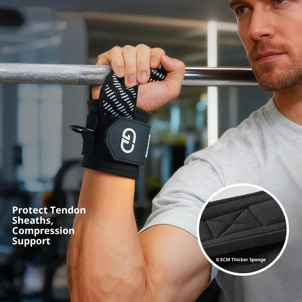 GOUNOD ZLD003 Compression Bandage Sport Adjustable Wrist Support D-Ring Fastener for Basketball Fitness Cycling - 3