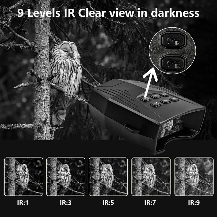 Z8 Night Vision Monocular 5K 60MP Infrared Camera Telescope with Flashlight for Outdoor Surveillance - 6