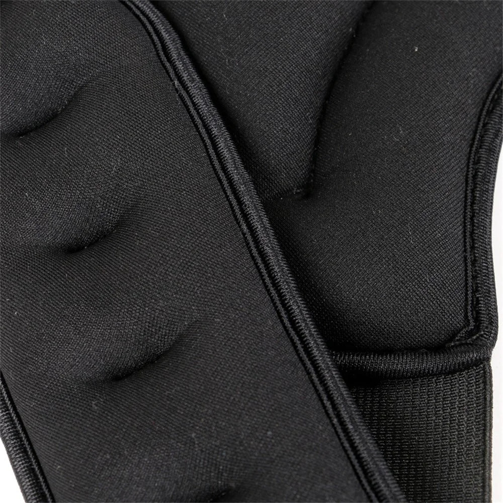 12LB Weighted Vest Adjustable Training Weight Vest with Iron Sand Bags For Strength Training Cardio Fitness - Black - 7