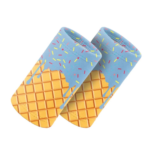 1 Pair Children Wrist Guards Sweat Absorbing Summer Milk Silk Breathable Sports Wristbands for Kids - 001 - 1