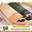 UPDOWN 2.0KG  /  -2~8 Degrees Celsius Envelope Sleeping Bag Adult Winter Thick Warm Outdoor Camping Warm Sleep Bag - Beige - 2