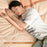 UPDOWN 2.0KG  /  -2~8 Degrees Celsius Envelope Sleeping Bag Adult Winter Thick Warm Outdoor Camping Warm Sleep Bag - Beige - 5