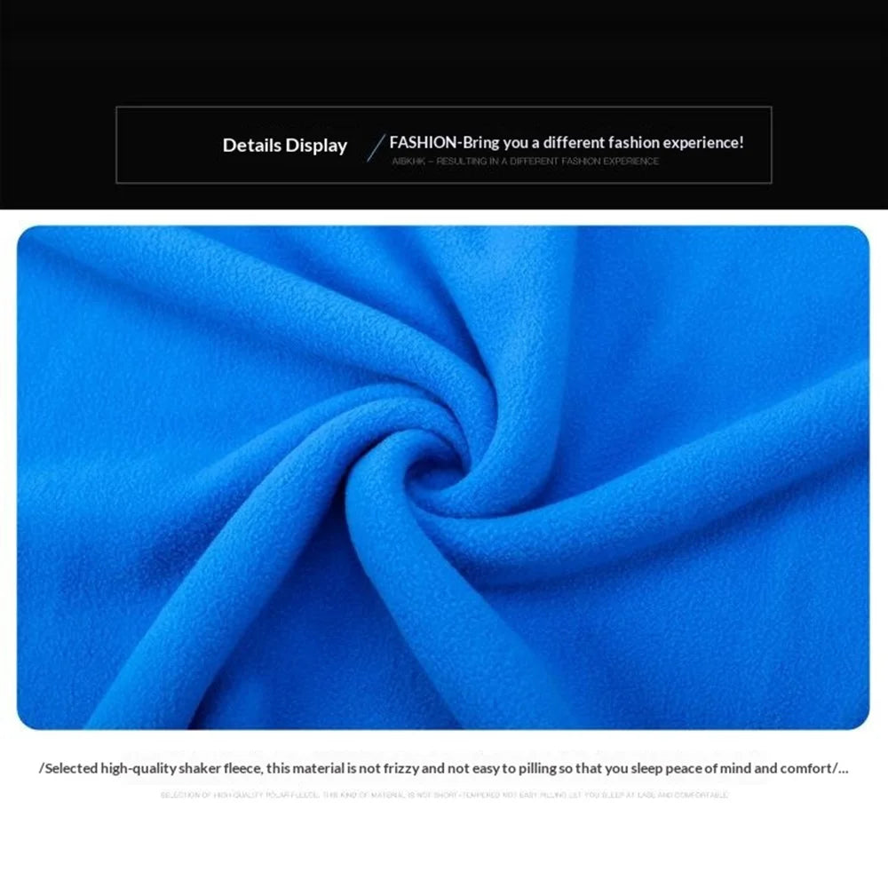 180 x 70 - 75cm Fleece Sleeping Bag Lightweight Portable Inner Liner for Outdoor Camping Travel - Pink - 6