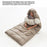 2.5kg 100cm Extra Wide Adult Sleeping Bag Winter Thick Warm 0℃ Outdoor Camping Envelope Hooded Sleeping Bag - Khaki - 7