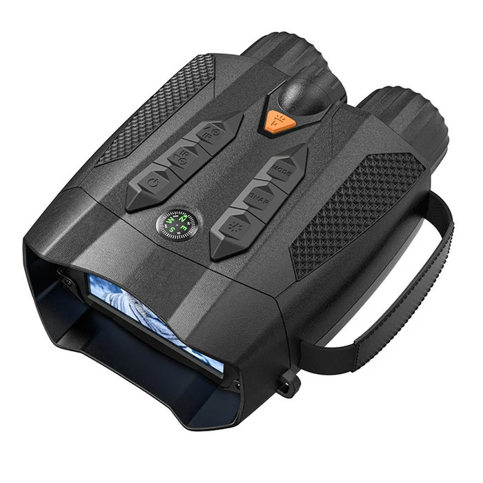 326 Night Vision Binoculars 4K HD Infrared 800M Range 3.0 Inch Screen 10X Zoom Digital Telescope for Outdoor Hunting - Black - 1