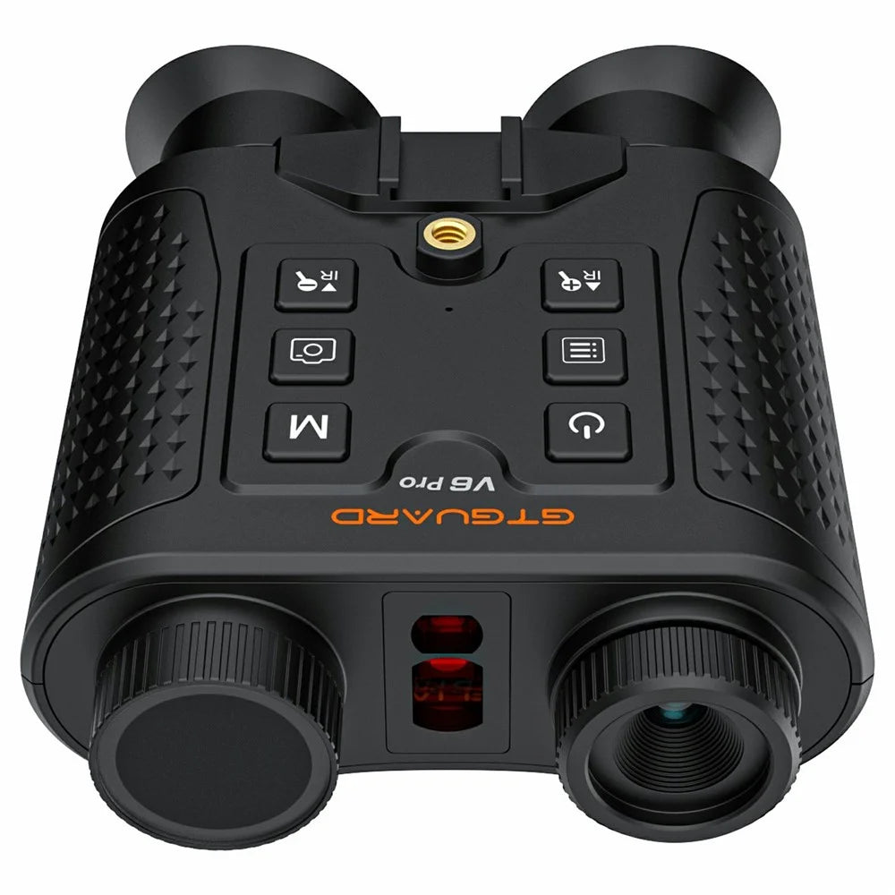 GTGUARD V6 Pro 4K Night Vision Binoculars with Precision Ranging Function Dual Mode 8X Digital Zoom 300m Range 1080P Recording Digital Telescope for Hunting - Black - 2