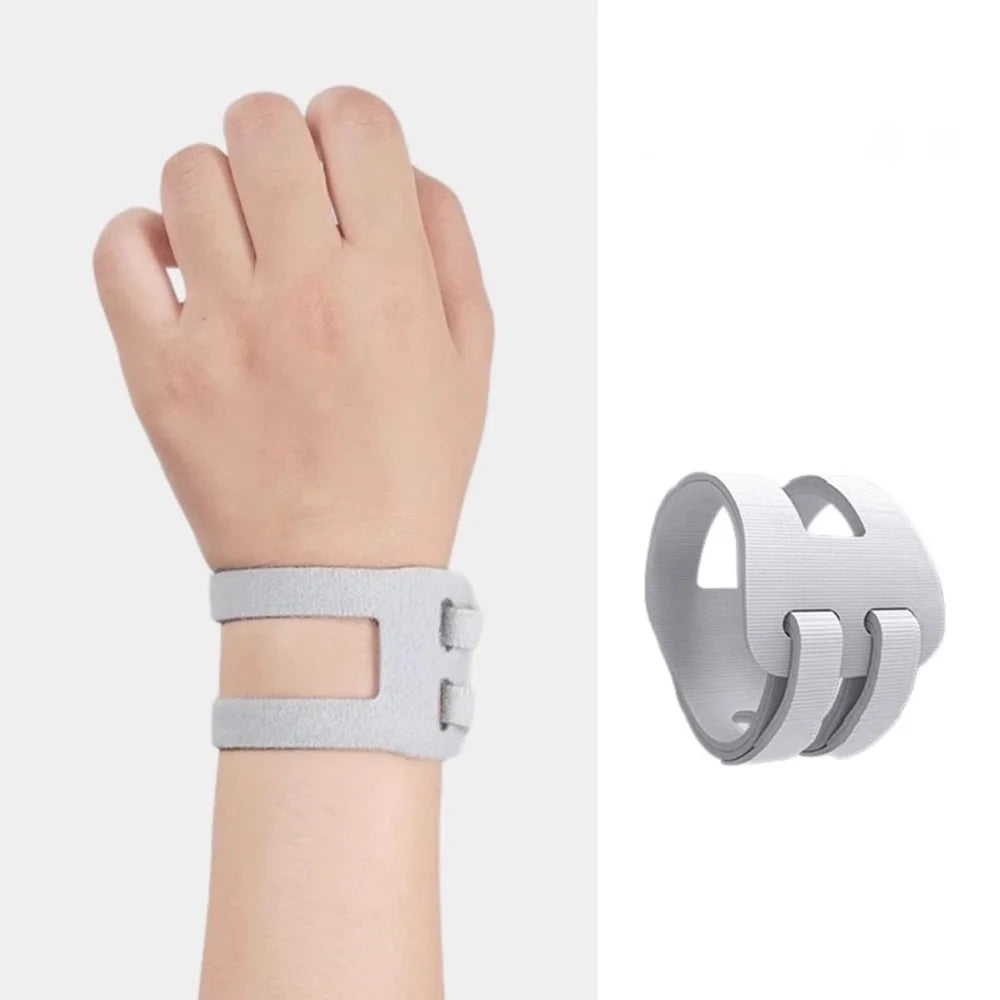 1Pc TFCC Wrist Support for Tendon Injury U-Shape Design Wrist Brace for Tennis Badminton Sports - Grey S - 1