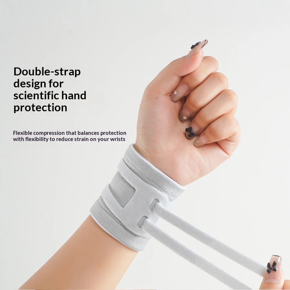 1Pc TFCC Wrist Support for Tendon Injury U-Shape Design Wrist Brace for Tennis Badminton Sports - Grey S - 2
