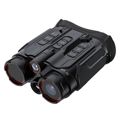 D58 Tactical Night Vision Binoculars 3.5 Inch HD Screen GPS Infrared Rangefinder for Outdoor Recording - Black - 1