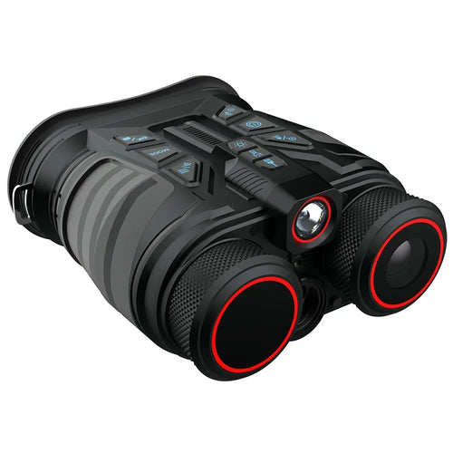D68 5K Tactical Night Vision Binoculars 800M Distance Measurement Anti-Shake Flash Light for Outdoor Adventure - Black - 1