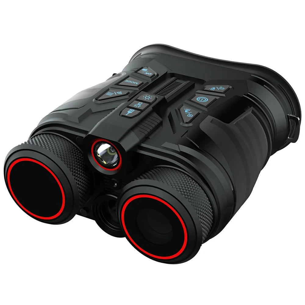 D68 5K Tactical Night Vision Binoculars 800M Distance Measurement Anti-Shake Flash Light for Outdoor Adventure - Black - 2