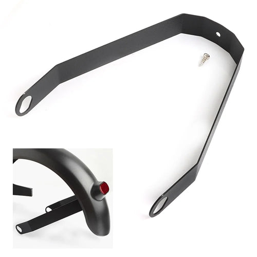 For Ninebot Max G30 Electric Scooter Rear Fender Mudguard Aluminum Alloy Support Bracket - Black - 1