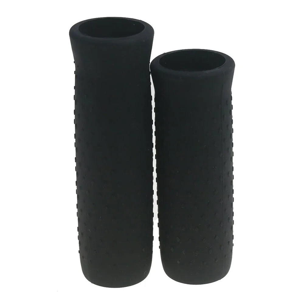 1 Pair Rubber Handlebar Grip for Ninebot Max G30, Electric Scooter Anti-slip Handlebar Grip Cover - Black - 1