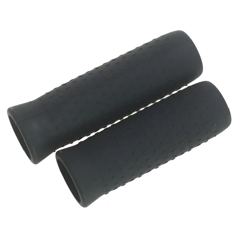 1 Pair Rubber Handlebar Grip for Ninebot Max G30, Electric Scooter Anti-slip Handlebar Grip Cover - Black - 4