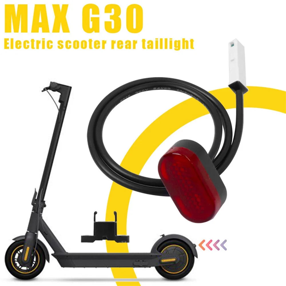 Rear Fender Tail Light for Ninebot Max G30 Electric Scooter Rear LED Light Warning Lamp - 3