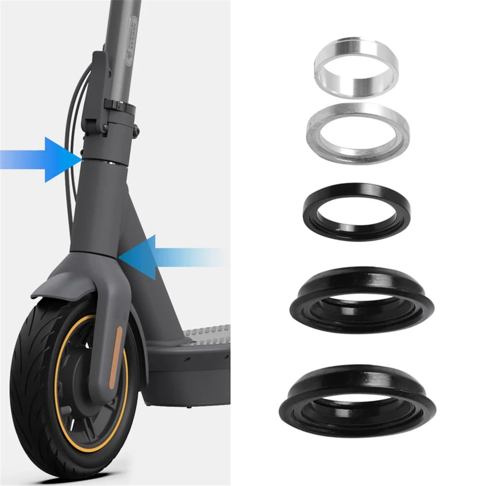 5Pcs/Set for Ninebot MAX G30 Electric Scooter Aluminum Alloy+ABS Bearings Rotating Steering Bushes - 1