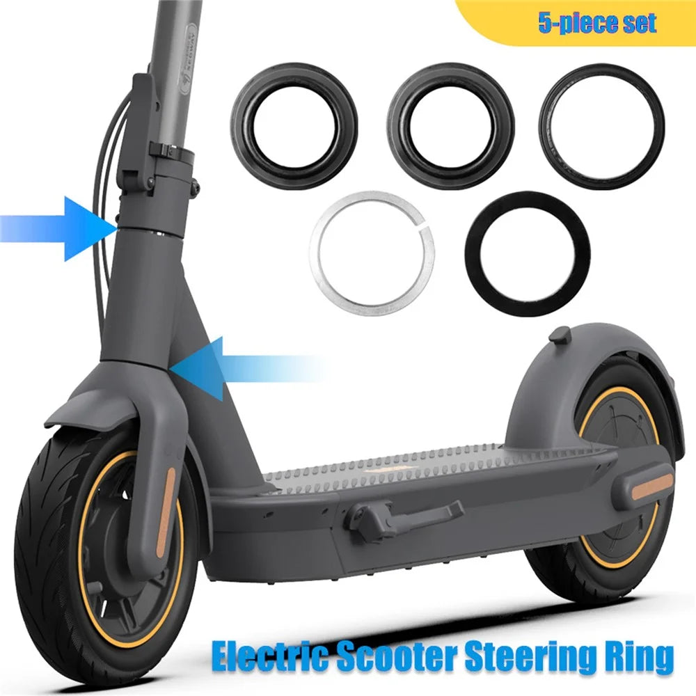 5Pcs/Set for Ninebot MAX G30 Electric Scooter Aluminum Alloy+ABS Bearings Rotating Steering Bushes - 3