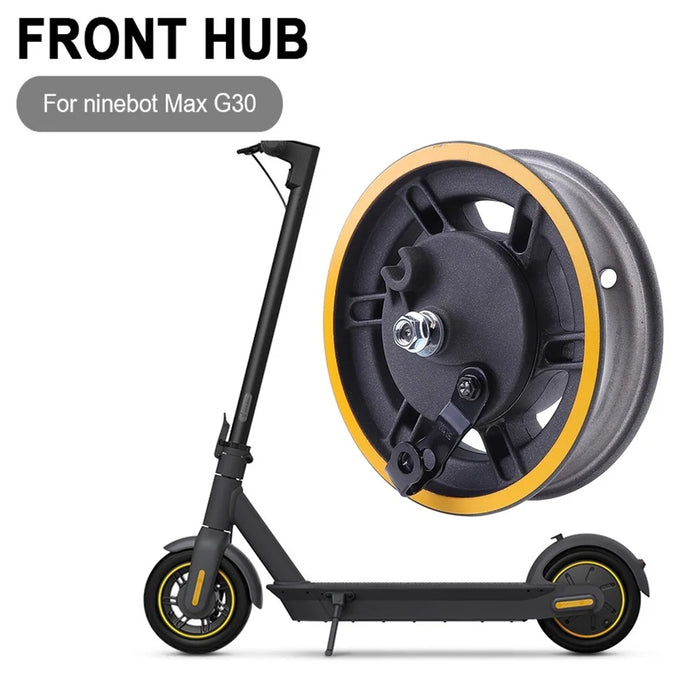 For Ninebot MAX G30 Front Hub Wheel Assembly Smart Electric Scooter Accessories - 2