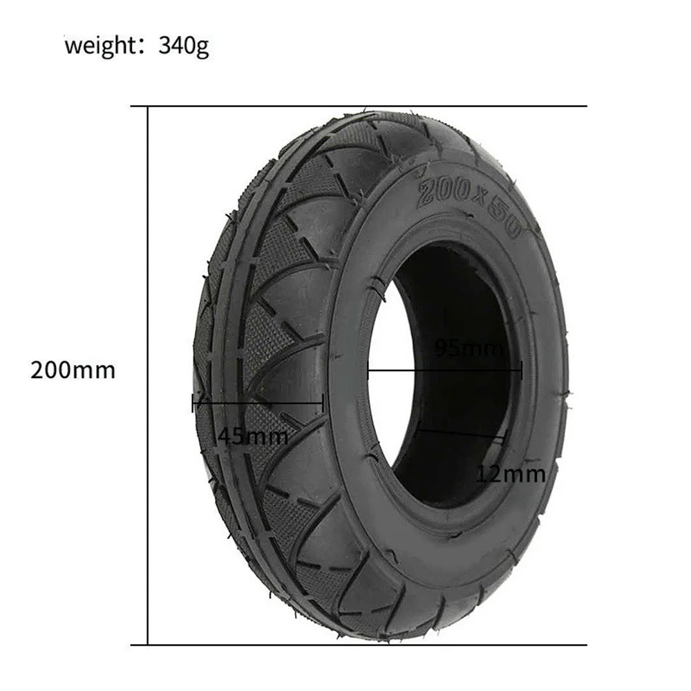For KUGOO S1/S2/S3 8 Inch Shock-absorbing Anti-slip Rubber Scooter Tire Electric Bicycle Accessories - 5
