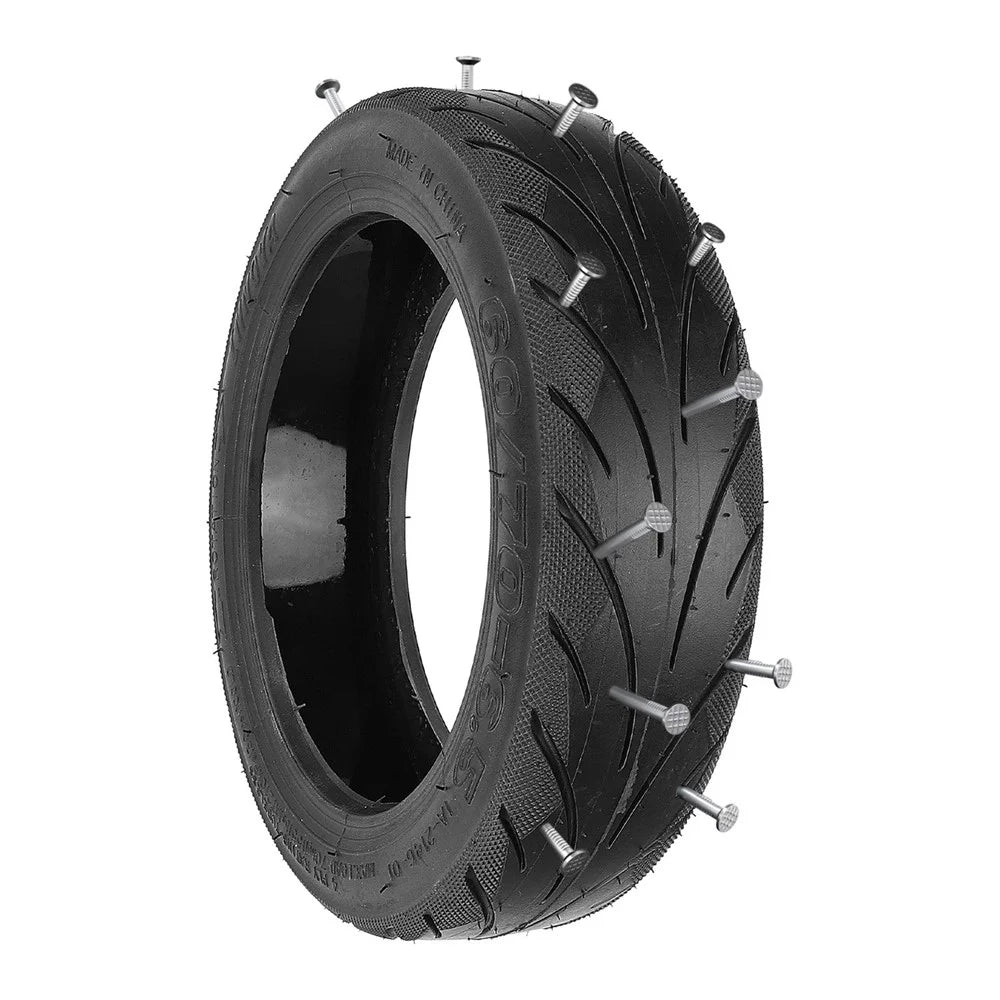For Ninebot MAX G30 Electric Scooter Tires Solid Rubber Anti-explosion Wear-resistant Tire Replacement with Valve - 5