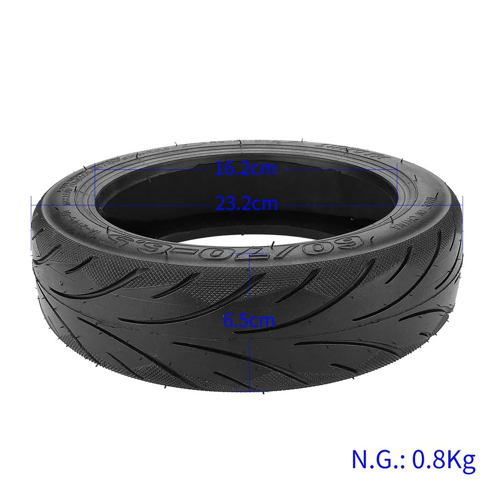 For Ninebot MAX G30 Electric Scooter Tires Solid Rubber Anti-explosion Wear-resistant Tire Replacement with Valve - 6
