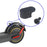 Rear Fender Bracket Kit for Ninebot G30 Max Electric Scooter Back Mudguard with Tail Light Replacement Accessory - Black - 2