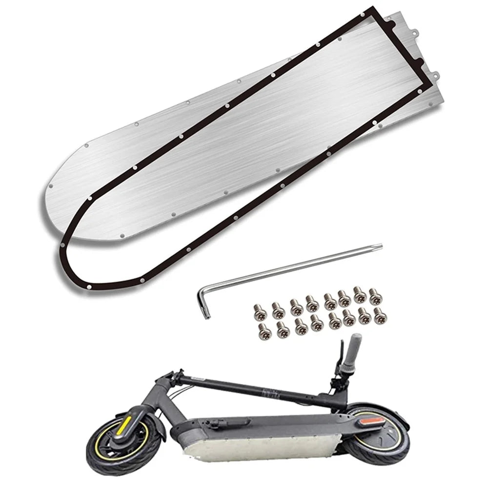 For Ninebot G30 Max Scooter Bottom Plate Stainless Steel Plate Baseboard Waterproof Seal Ring - 1