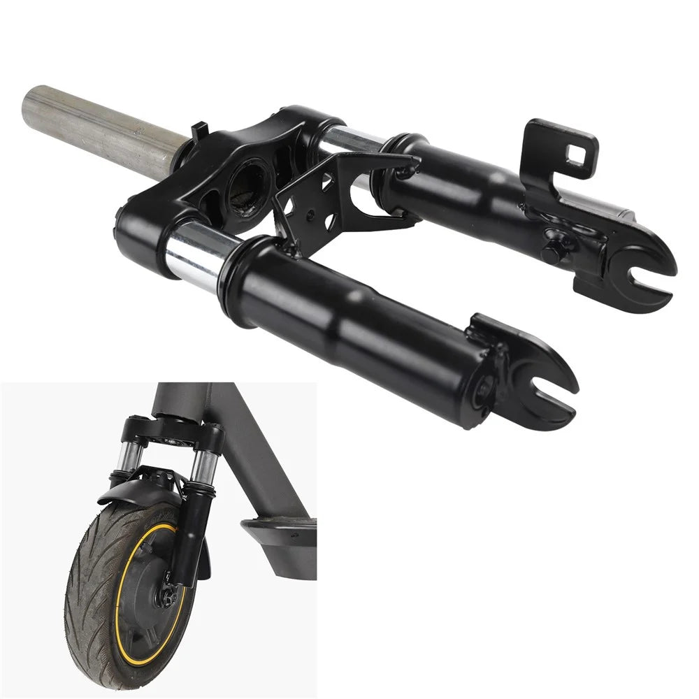 For Ninebot Max G30 Front Suspension Fork Shock Absorber Assembly with Kickstand - 1