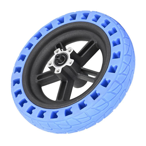 8.5inch Rubber Solid Tire for Xiaomi M365 Pro / Pro 2 / Pro 3 Electric Scooter Shock Absorber Damping Tyre with Wheel Hub - Blue - 1