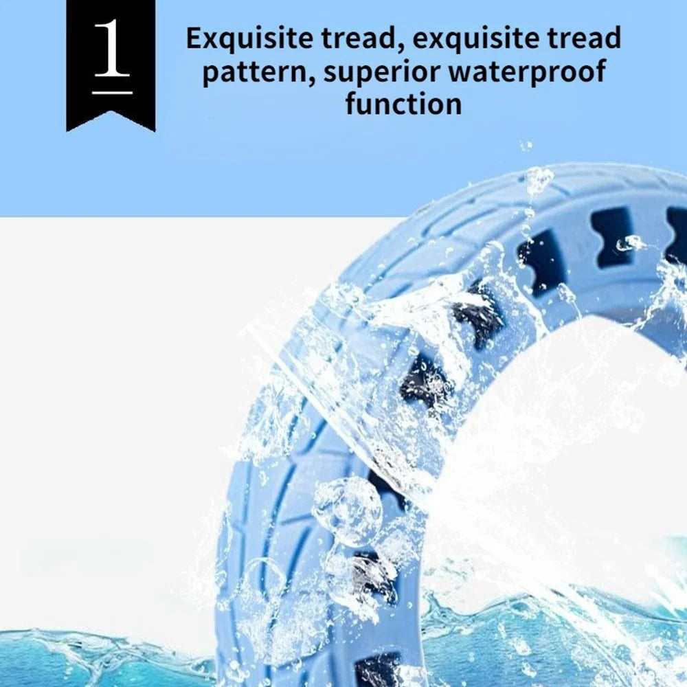 8.5inch Rubber Honeycomb Tire for Xiaomi M365 / Pro / 1S / Pro 2 Electric Scooter Shock Absorber Damping Tyre - Blue - 2
