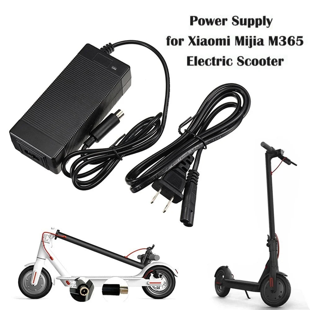 42V 2A Battery Charger with 1m Cable for Xiaomi Electric Scooter M365 / Pro / Pro2  - UK Plug - 2