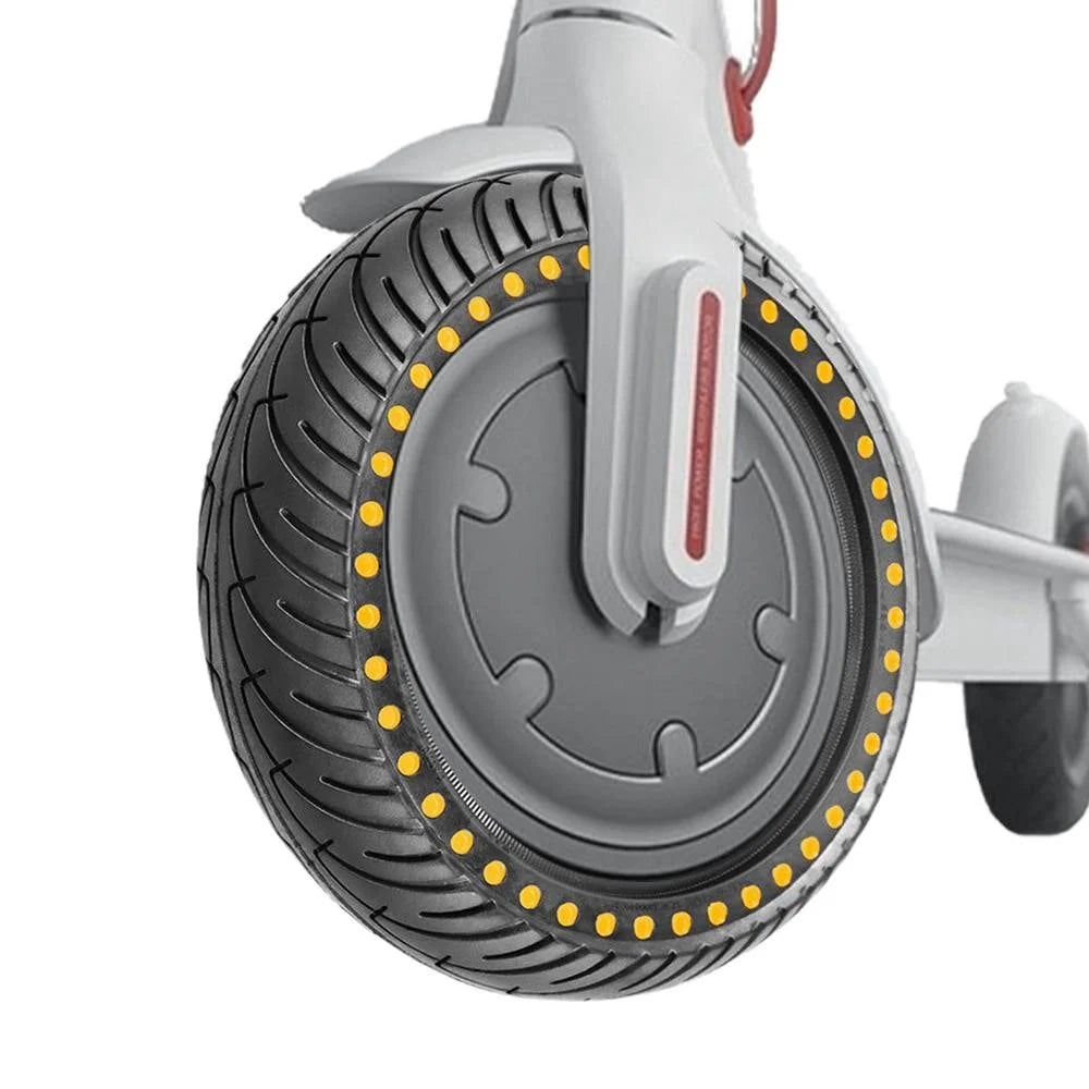For Xiaomi M365 / M365 Pro / Pro 2 Electric Scooter 8.5-Inch Anti-slip Rubber Scooter Outer Tire Shock-absorbing Solid Tire - Blue - 2