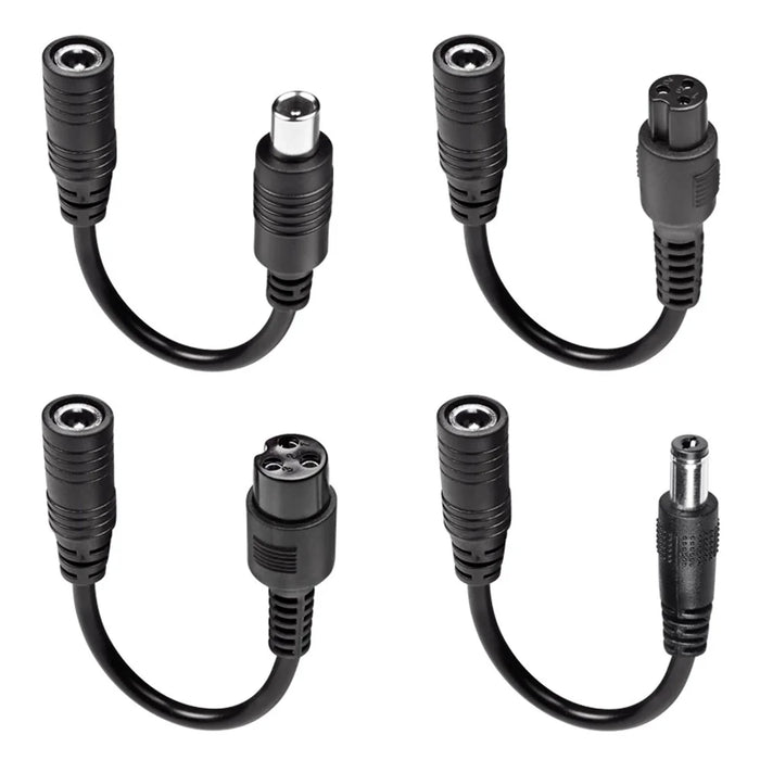 CITYNEYE Electric Scooter Charger 42V 2A E-Scooter Power Supply Charging Kit with 4 Convertor Lines - EU Plug - 6