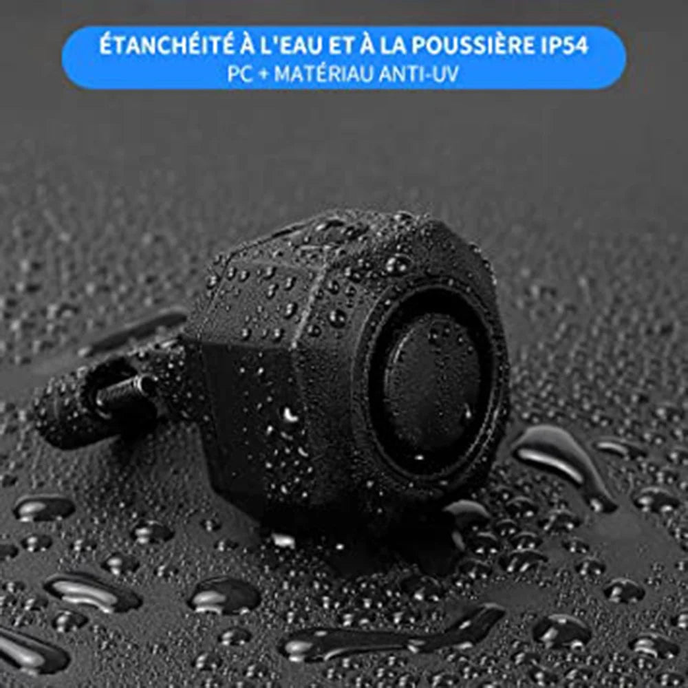 Wireless Bicycle Alarm USB Charging Bike Scooter Remote Control Anti-theft Detector Loud Sound Alarm - 6