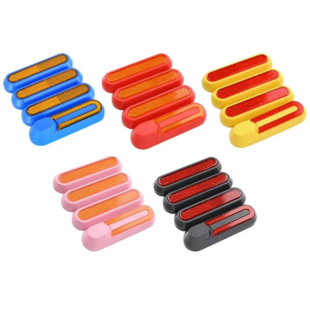 7Pcs / Pack For Xiaomi M365 / 1S / M365 Pro / M365 Pro 2 Electric Scooter Conversion Kit Rear Mudguard Brake Wheel Cover Replacement Accessory - Pink - 6