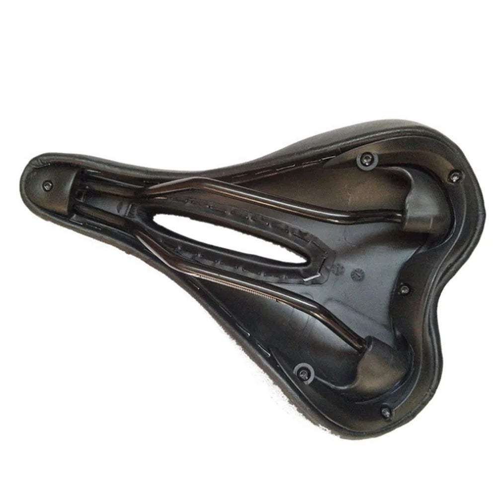 Waterproof PU Leather Bike Saddle Hollow Bicycle Cushion Shockproof Bike Seat Cover - 7