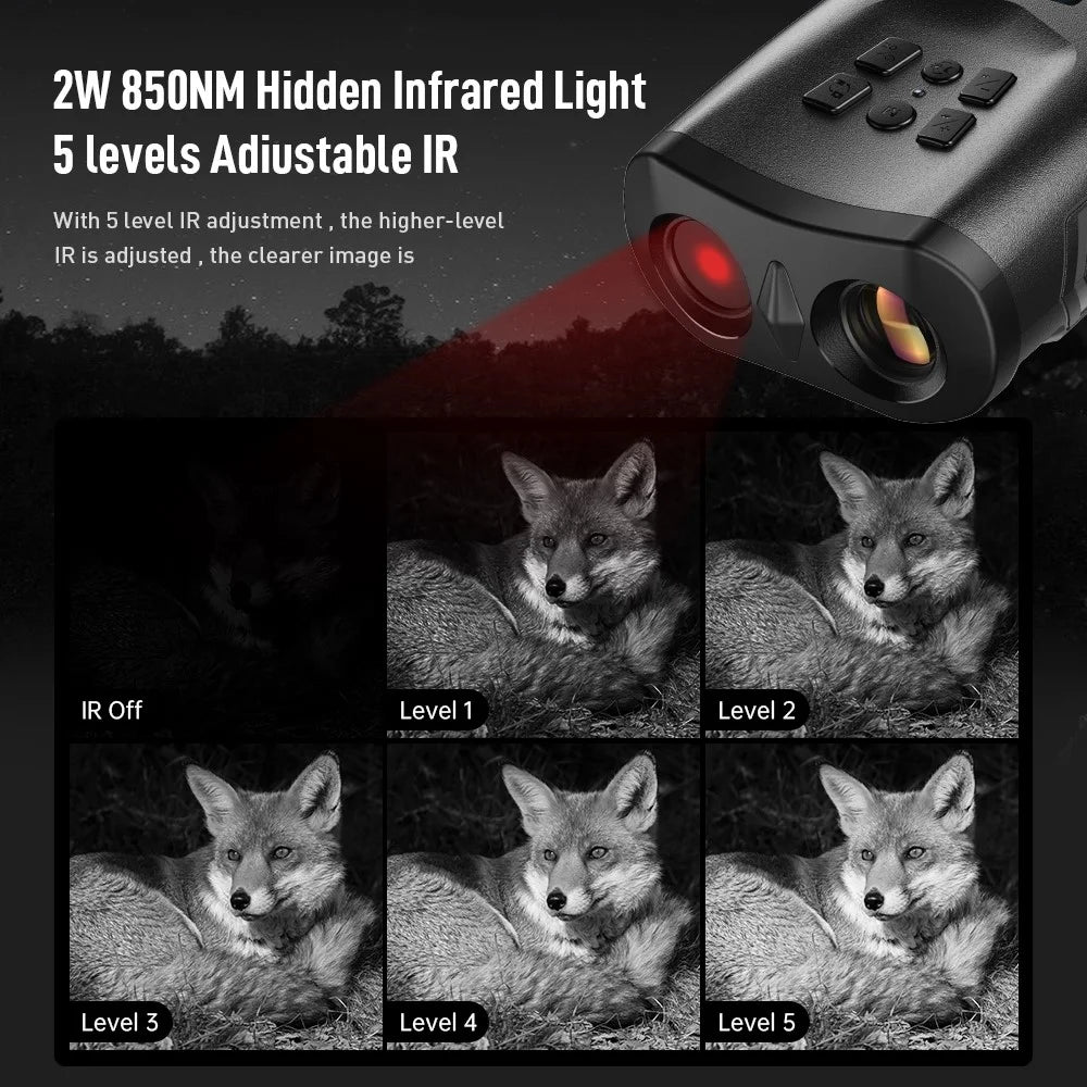 APEXEL APL-NV009 Digital Night Vision Binocular 3 inch Screen Photo Video Portable Infrared Night Vision Binocular - 5