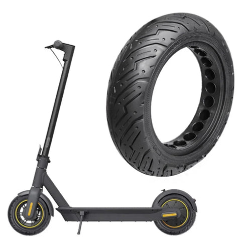 For Ninebot G30 Max Electric Scooter 10x2.5 Inch Solid Tire Rubber Anti-explosion E-Bike Replacement Wheel - 1