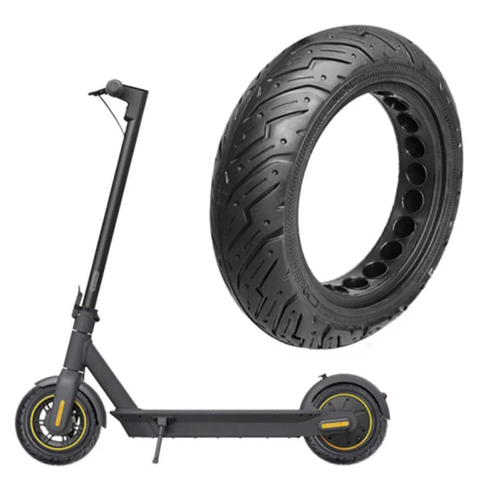 For Ninebot G30 Max Electric Scooter 10x2.5 Inch Solid Tire Rubber Anti-explosion E-Bike Replacement Wheel - 1