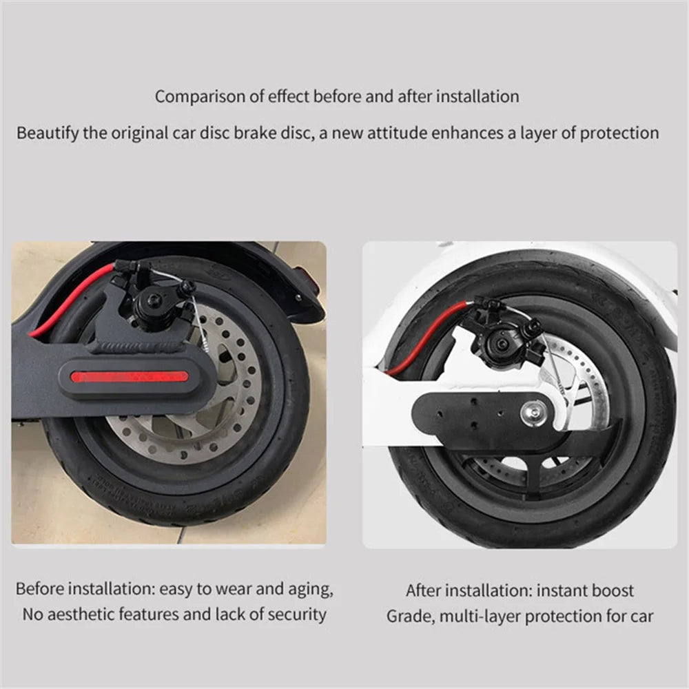 Brake Disc Cover for Xiaomi M365 / Pro / Pro 2 / 1S Electric Scooter Rear Wheel Braker Disc Protection Guard - Black - 4