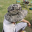 AOTU Camouflage Bucket Hat Cap with Anti-mosquito Head Net Face Mesh for Outdoor Camping Fishing - Khaki - 5