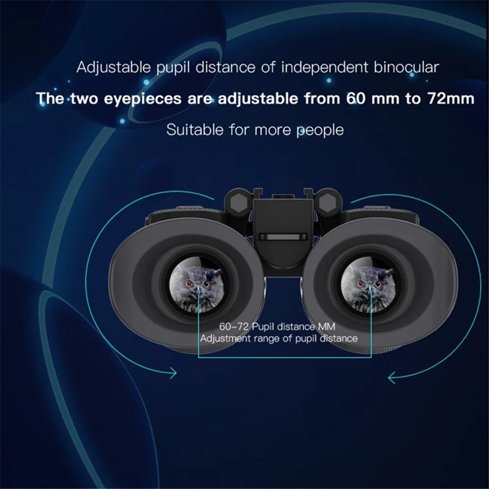 NV8300 Head-mounted Night Vision Naked Eye 3D Effect Binocular Night Vision Telescope Adjustable Interpupillary Distance - 4