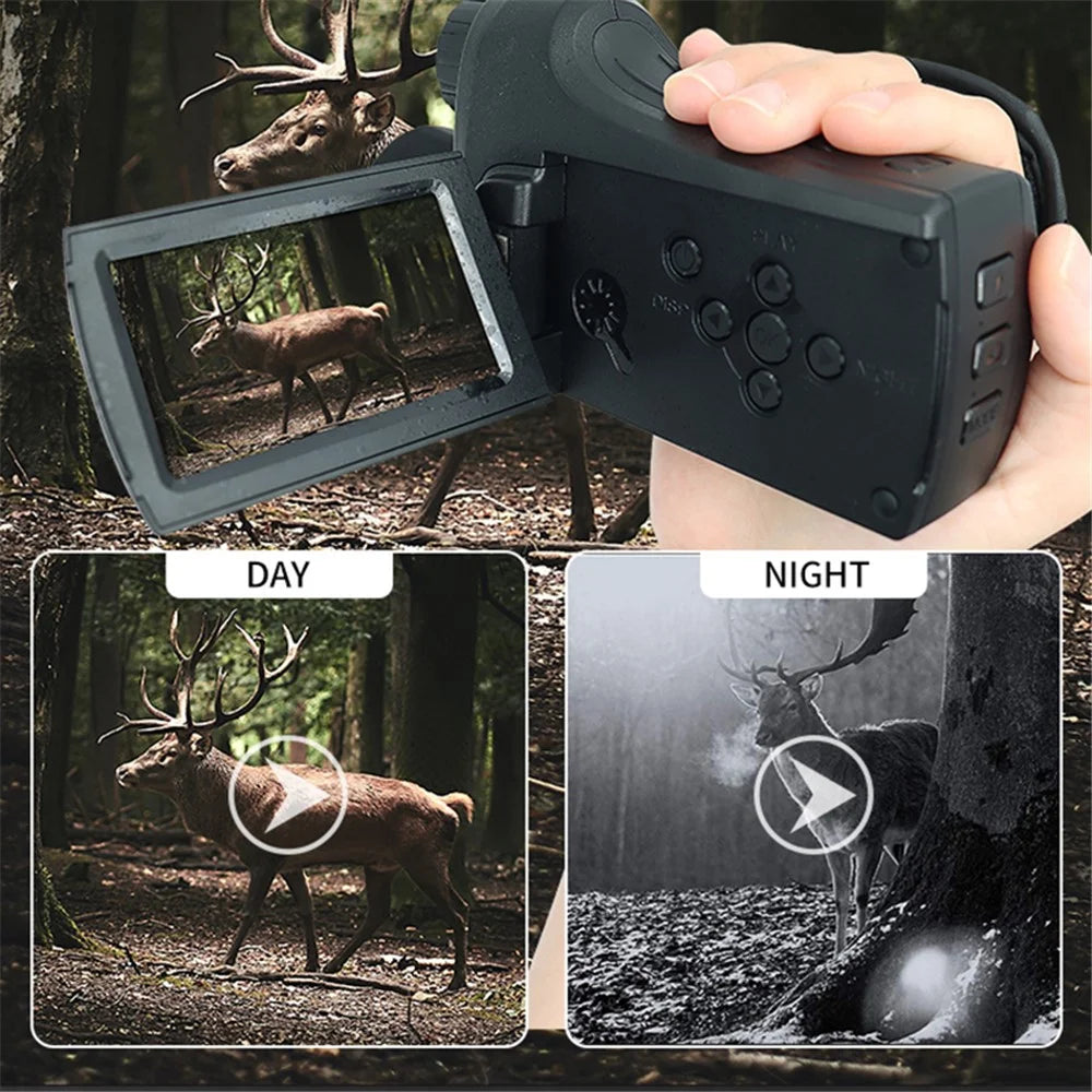 NV2186 Handheld Camcorder 8X Digital Zoom Camera Recorder Infrared Night Vision Camera for Hunting - 4