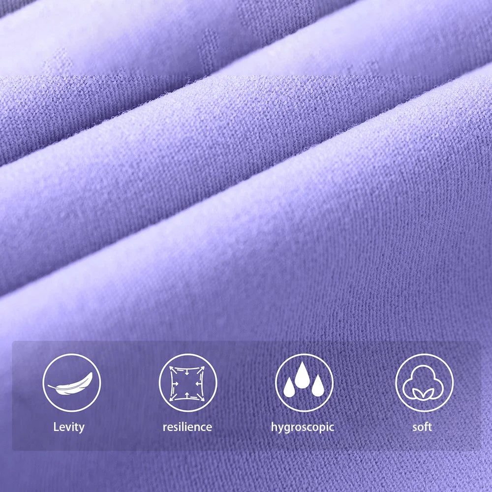 CK1507 High Waisted Gym Leggings Nuls Free Thickening Running Workout Yoga Jogging Pants - Dark Purple - 4