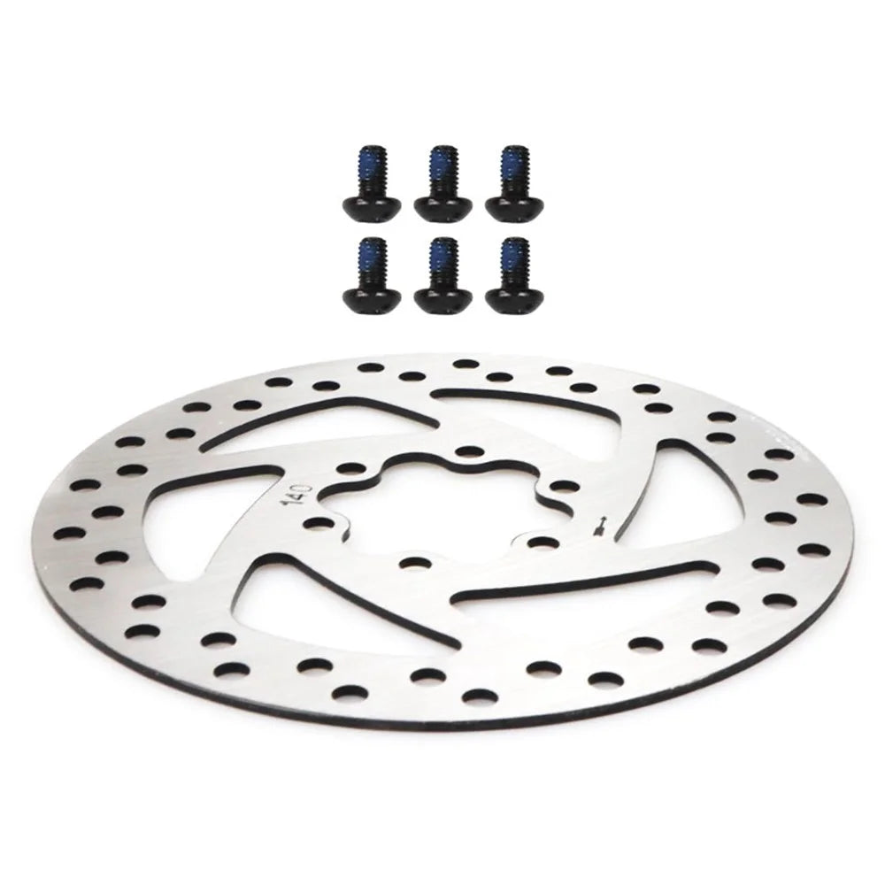For Kugoo M4 Electric Bicycle Disc Brake 140mm Steel Scooter Brake Disc with 6 Screw - 1