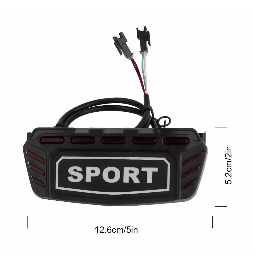For KUGOO M5 E-Scooter Tail LED Light Rear Lamp Safety Warning Taillight Turn Signal - 5