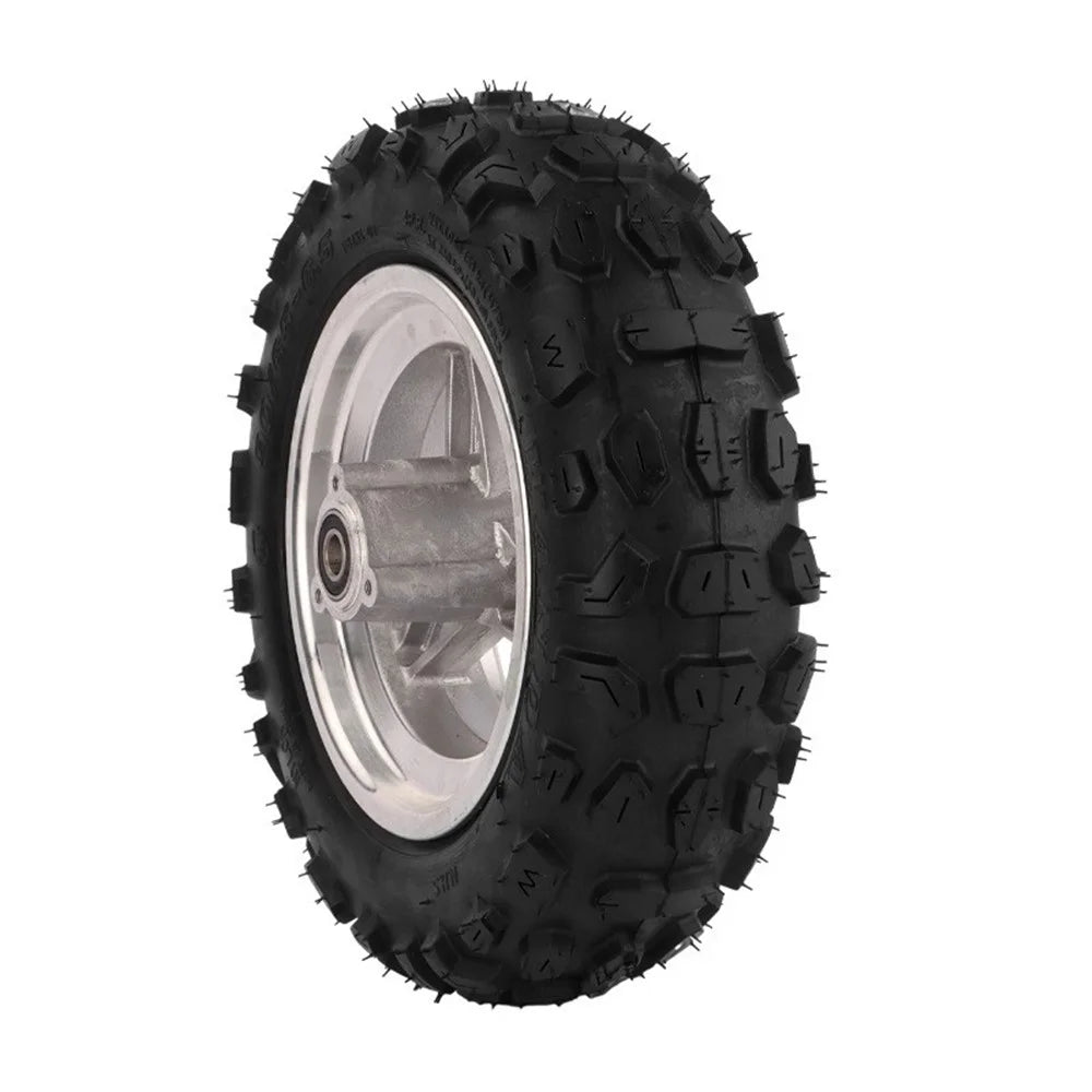 For KUGOO M5 11-inch Anti-slip Front Tire Electric Scooter Aluminum Alloy Hub Rubber Front Wheel - 4