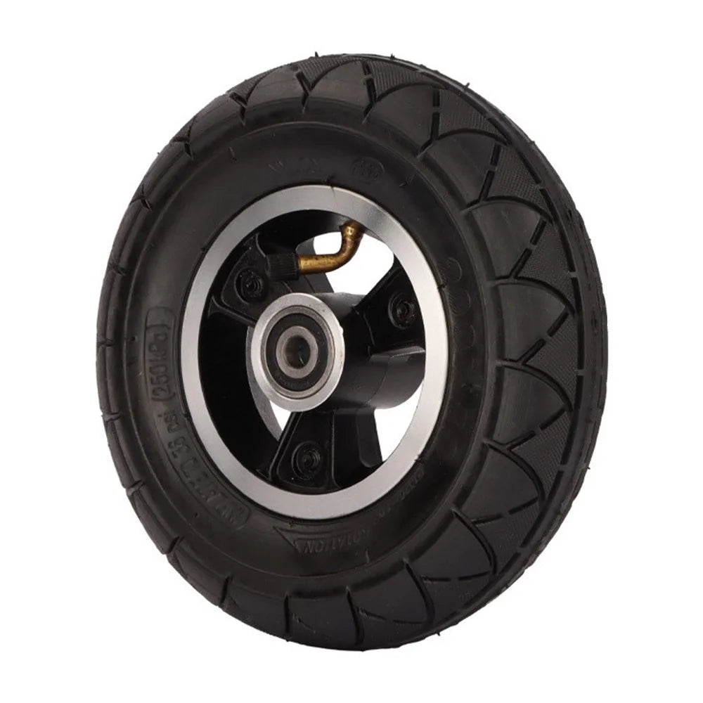 For KUGOO M2 Anti-slip Front Tire Electric Scooter Aluminum Alloy+Rubber Front Wheel - 1