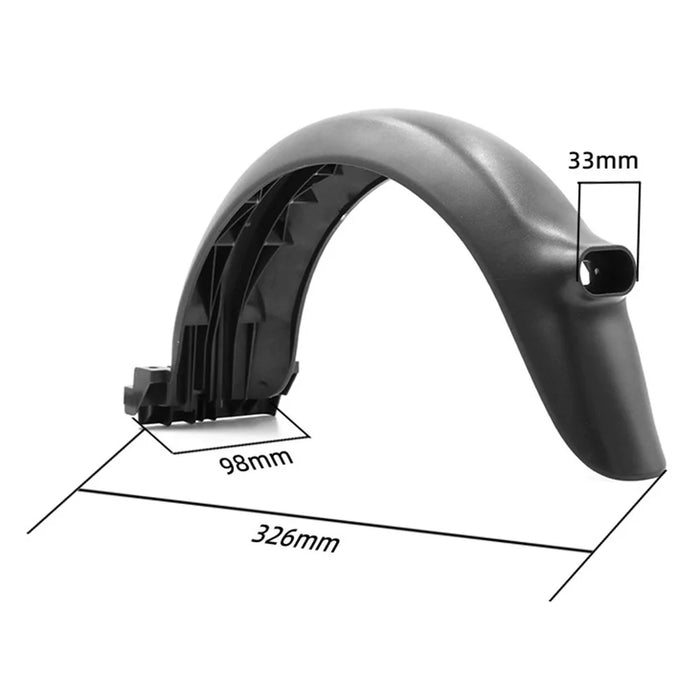 For Ninebot F30 Electric Scooter Anti-splash Back Fender Plastic Rear Mudguard - 6